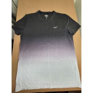 Hollister Men's Black & White SM‎ Short Sleeve Cotton T-Shirt